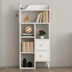 Fiókos szekrény 61x30x130 cm barna FUR1870-2