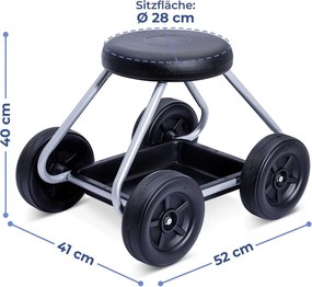 Fekete-szürke kerti ülőke Secura – Maximex