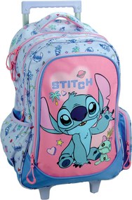 Disney Lilo és Stitch, A csillagkutya Scrapbook gurulós iskolatáska, táska 46 cm