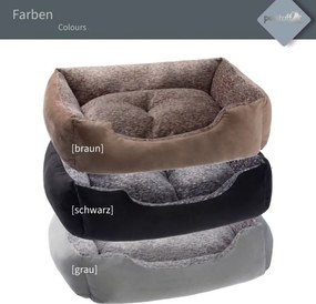 PESTUFF Kutyafekhely L 80 x 70 x 20 cm barna