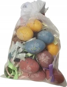 Húsvéti húsvéti tojások felakasztható masnival Livrano home 18 db-os
