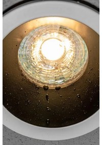 Lámpa Mennyezeti lámpatest ELVA, IP54, Ø85x45mm,kör, fehér/fekete