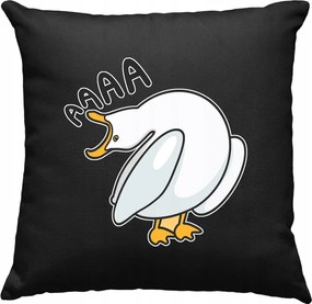 Lúzer párna Madár Mem Aaa fekete