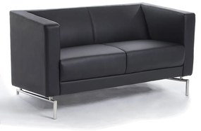 Manhattan kanapé, kétüléses, fekete