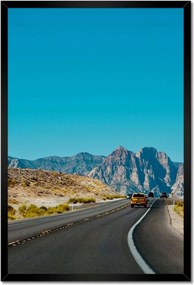 Poszterek keretben 40x60 Út a kanyonon át Hegyek