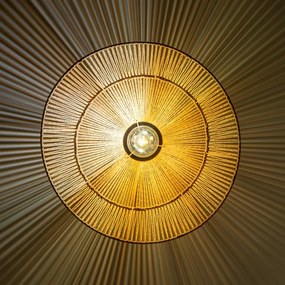 Brilagi - LED felületre szerelhető csillár CERIA BOHO 1xE27/40W/230V átm. 50 cm barna