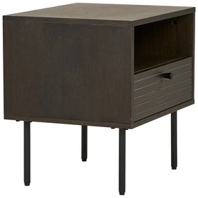 Tárolóasztal tölgyfa dekorral Kyoto – House Nordic