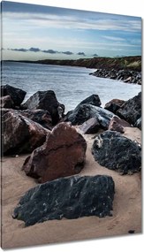 Vászonkép 80x120 Kövek a tengerparton