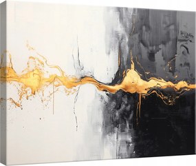 Vászonkép Hálószoba Nappali Konyha Absztrakt Arany Vászon Fal 60x40