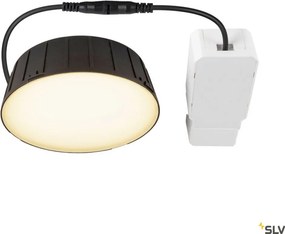 SLV 1007509 DOWNLIGHT Kültéri Mennyezetbe Építhető Lámpa Fekete LED IP54