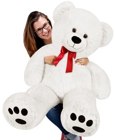Monzana BENY nagy plüssmedve, 100cm, fehér