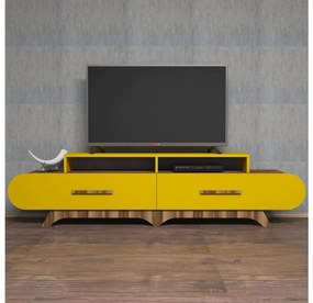 TV asztal/szekrény Florian (dió + sárga). 1088859