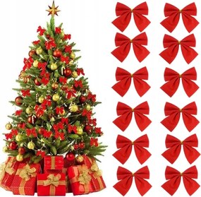 Masni Piros Masni Karácsonyfadísz Dísz Szett