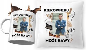 Sławomir Mentzen párna bögre szett Ajándék fényképes nyomtatással