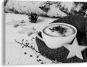 Kép - Téli cappuccino (70x50 cm)