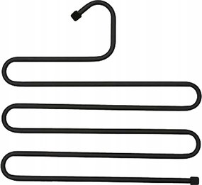 Apt AG17B 5 részes nadrágtartó, fém, fekete