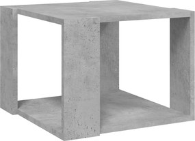 vidaXL betonszürke szerelt fa dohányzóasztal 40 x 40 x 30 cm
