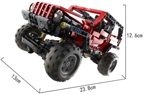 COGO® 5801 | lego-technic-kompatibilis építőjáték | 501 db építőkocka | Racing terepjáró jeep