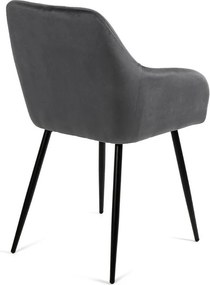 AVENBERG LOREN Étkezőszék szett - 2 db, szürke