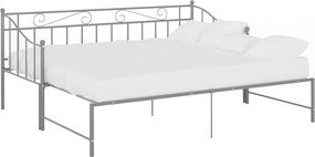 vidaXL szrüke fém kihúzható kanapéágykeret 90 x 200 cm