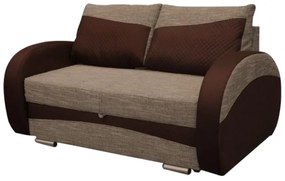 Mara 2-es (ágyazható) kanapé, barna - barna