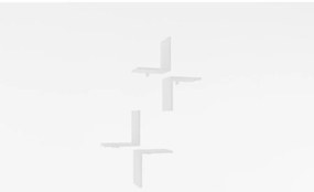 Fali polc Face - White