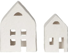 Fehér karácsonyi fénydekoráció szett 2 db-os Plain – Star Trading