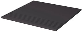 Lépcső Rako Taurus Color fekete 30x30 cm matt TCP34019.1