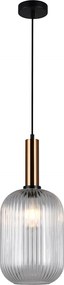 Italux glamour modern függeszték antiola sárgaréz átlátszó itxpnd55881lbrocl