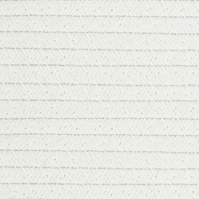 szürke és fehér pamut tárolókosár Ø40 x 25 cm