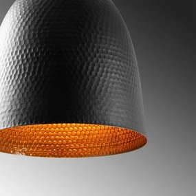 Kábeles függőlámpa TATTOO 1xE27/40W/230V átm. 20 cm fekete