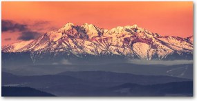 Lacobel Napfelkelte panel Tátra 120x60 cm Ragasztó