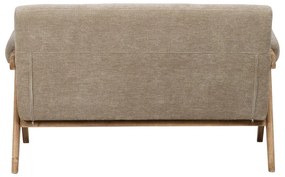 Bézs zsenília kanapé 134 cm Rest – Ixia