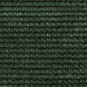 sötétzöld HDPE napvitorla 160 g/m² 5 x 6 x 6 m