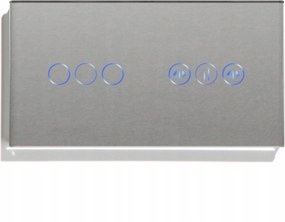 Érintőkapcsoló 3K Wifi Redőny Vezérlő Tuya Smart Üveg Kapcsoló