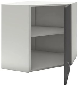 Benita 1 ajtós Felső konyhaszekrény Antracit-Fehér 60x60x60 cm N