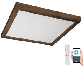 Brilagi Brilagi-LED állítható fényű WOODY FRAME LED/50W/230V tölgy 60x60 cm IP44 + DO BG0864