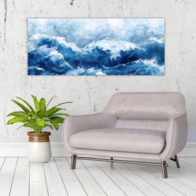 Kép - A tenger illusztrációja (120x50 cm)