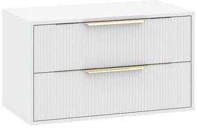 AVI Mosdó Szekrény Fehér Színben 80CM