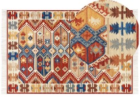 Színes kilim gyapjúszőnyeg 200 x 300 cm VANASHEN Beliani