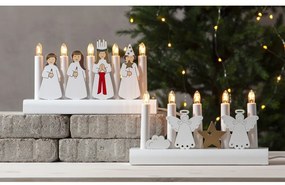 Fehér karácsonyi fénydekoráció Julia – Star Trading