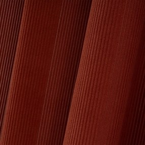 Terrakotta színű kordbársony függöny 140x260 cm Merely – Casa Selección