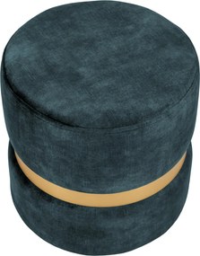 Ring puff - arany gyűrű - P13 - türkiz bársony R