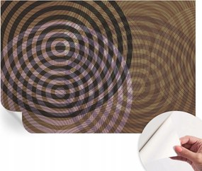 Fotótapéta Öntapadós Design Divatos Hipnotizáló körök 152x104 cm