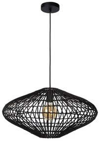 Lucide 03435/56/30 - Csillár zsinóron MAGALI 1xE27/40W/230V fekete