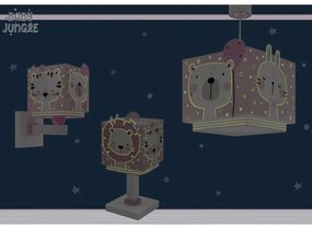 Dalber 63111S - Gyermeklámpa JUNGLE 1xE14/8W/230V rózsaszín