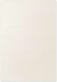 Krémszínű kézi szövésű gyapjú szőnyeg 140x200 cm Puristic Knots – Elle Decoration