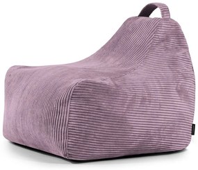 Lila kordbársony gyerek babzsákfotel Game Amuse – SLOWDOWN