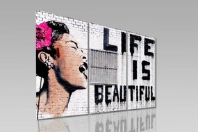 Digital Art vászonkép | 1234-S Life is beautiful THREE