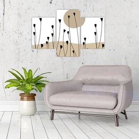 Kép - Grafikus rét N⁰2 (90x60 cm)